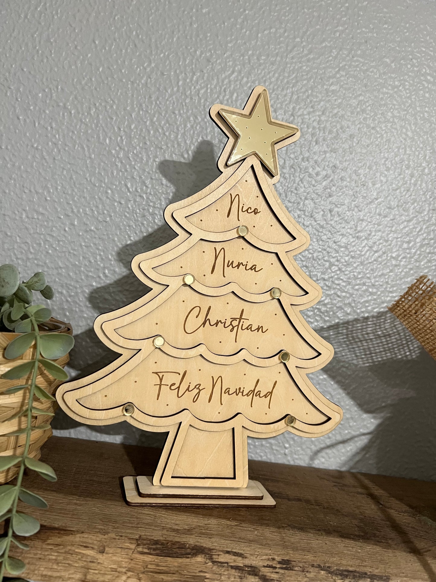 Árbol Navidad Familia