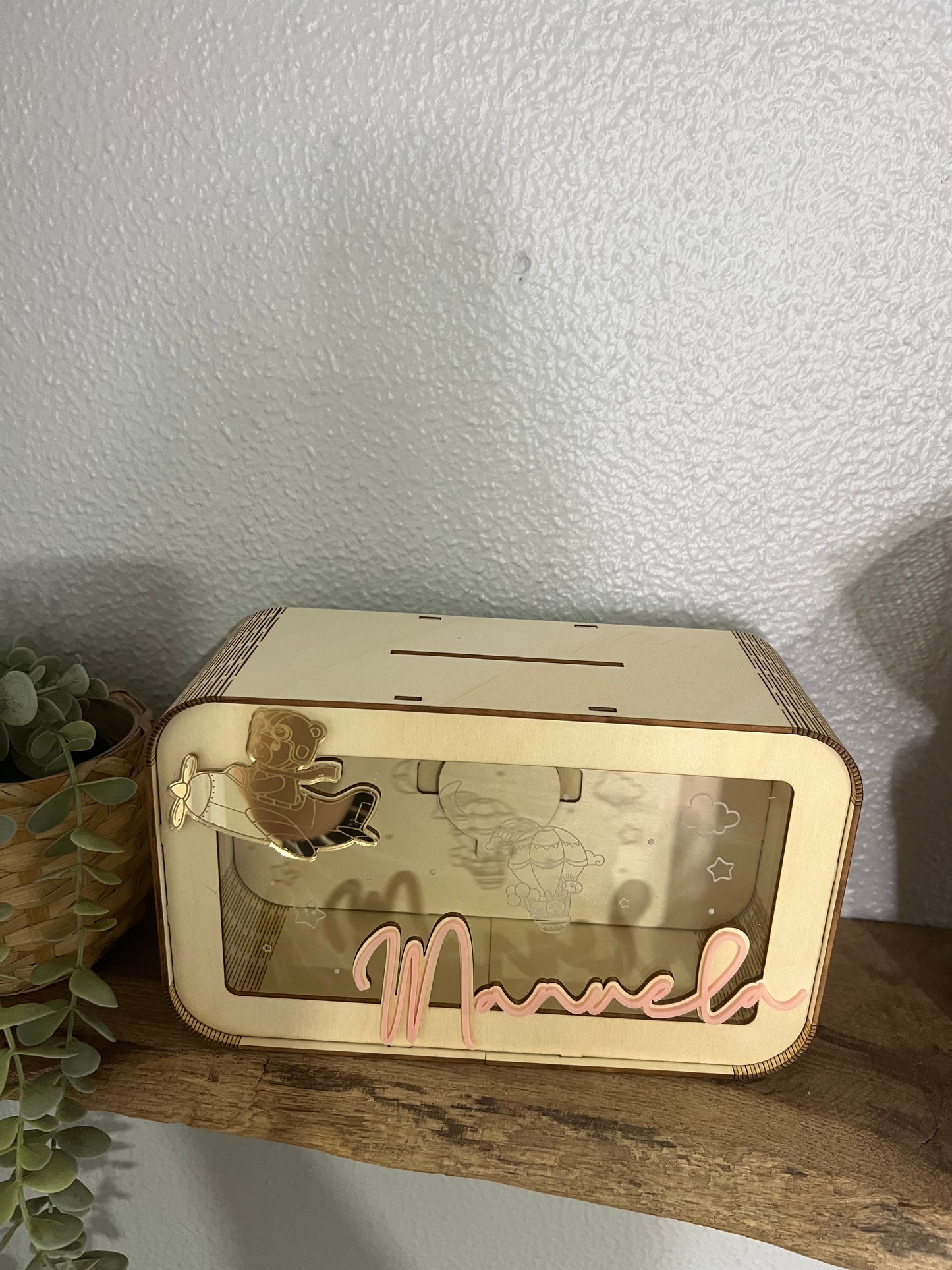 Hucha XL con metacrilato