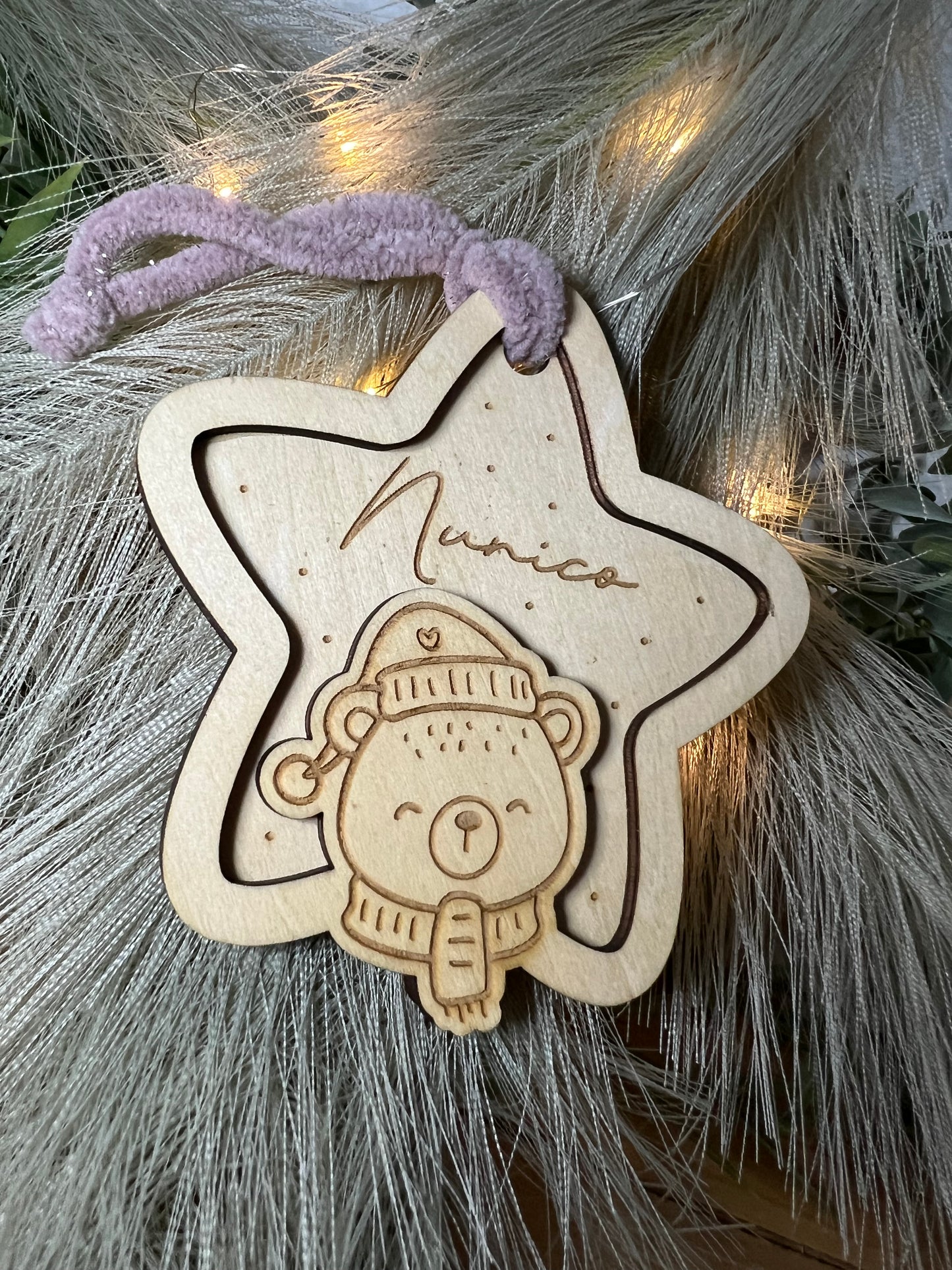 Adorno estrella osito