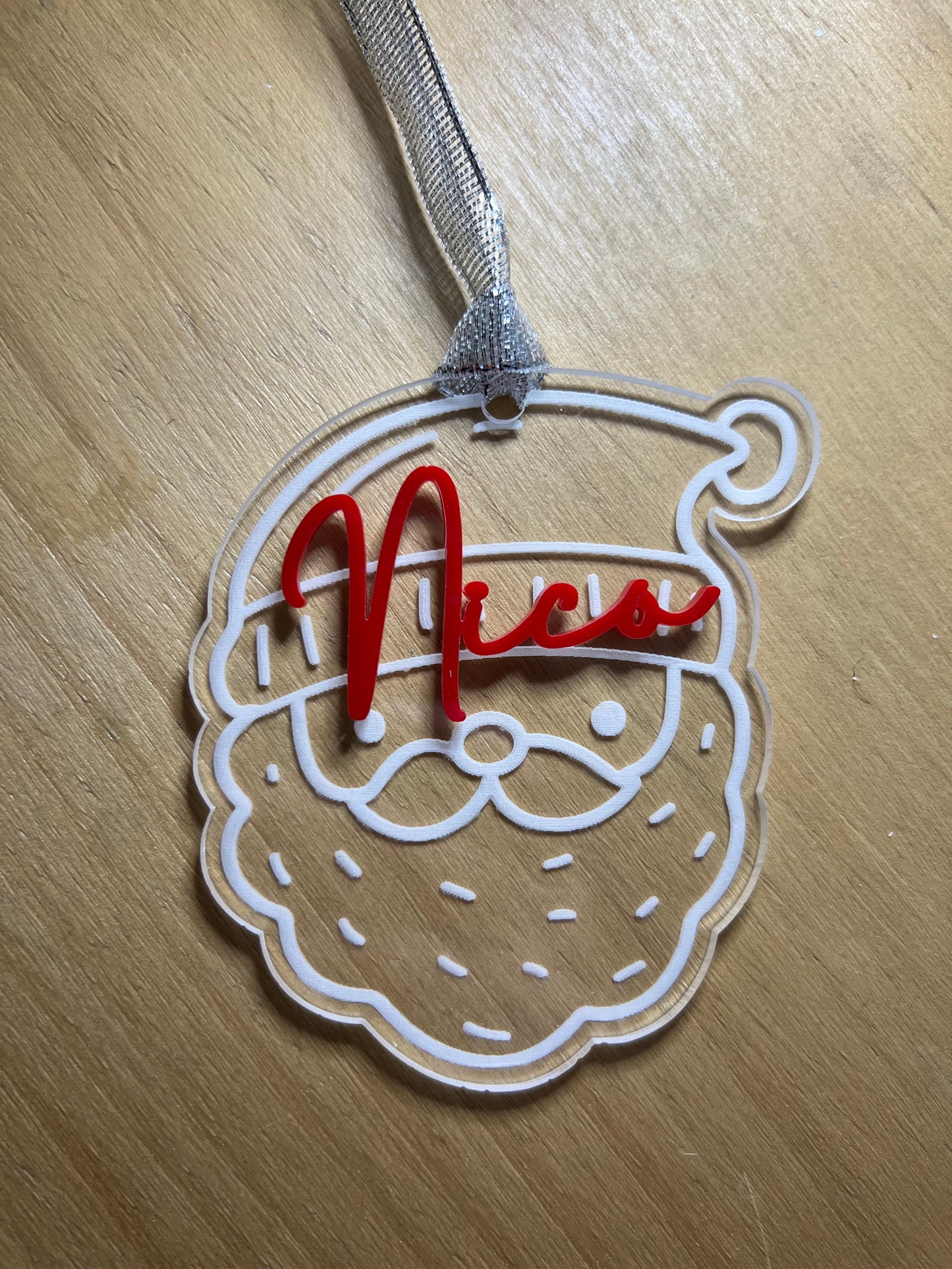 Adorno metacrilato papá noel