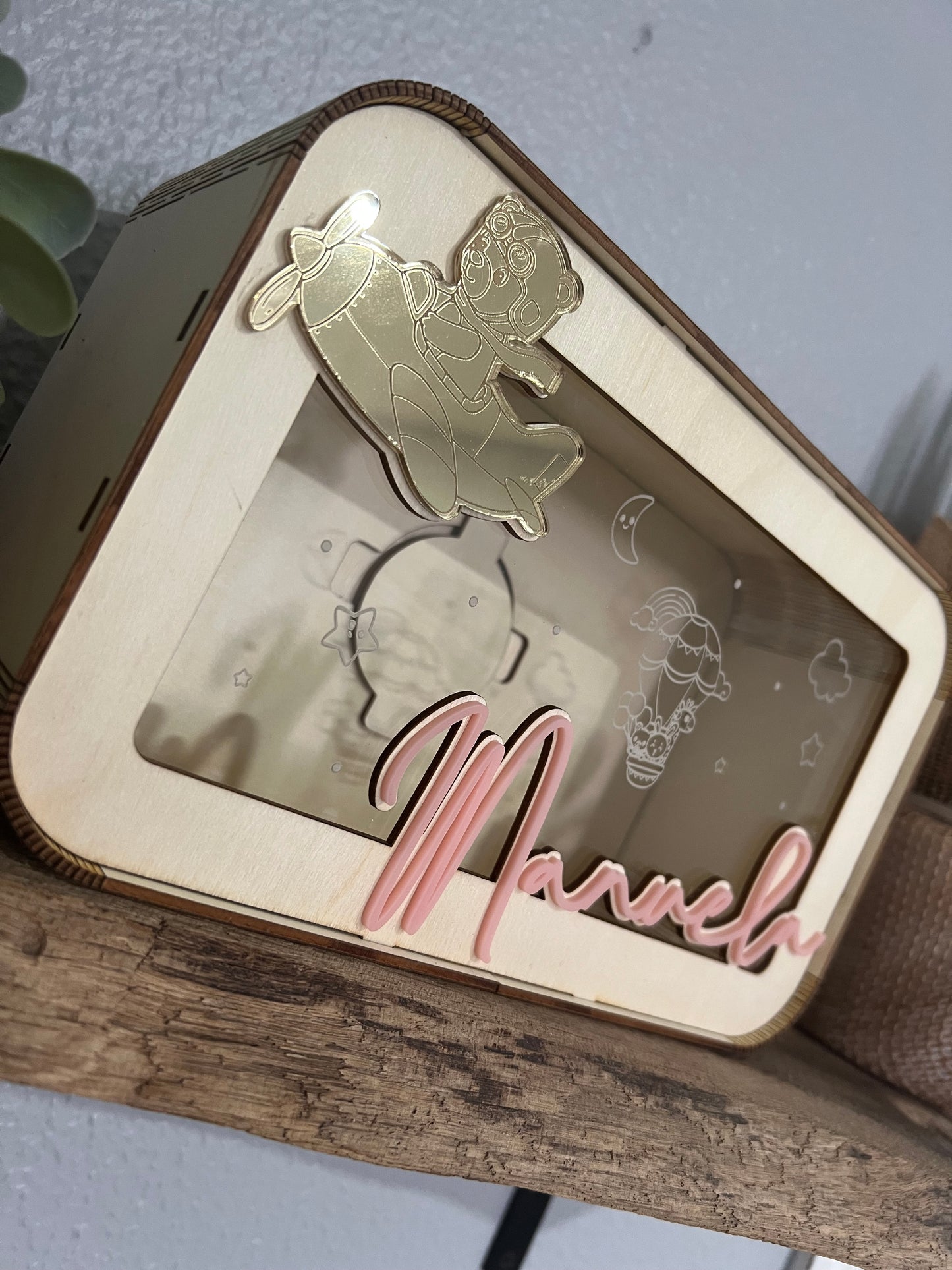 Hucha XL con metacrilato