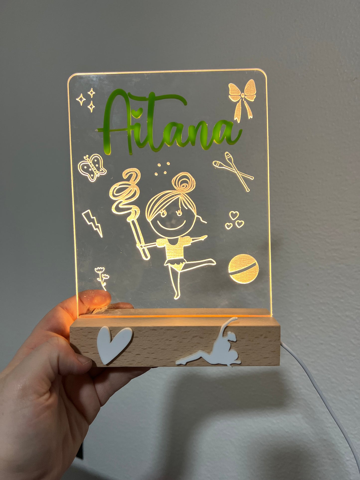 Lámpara gimnasia rítmica