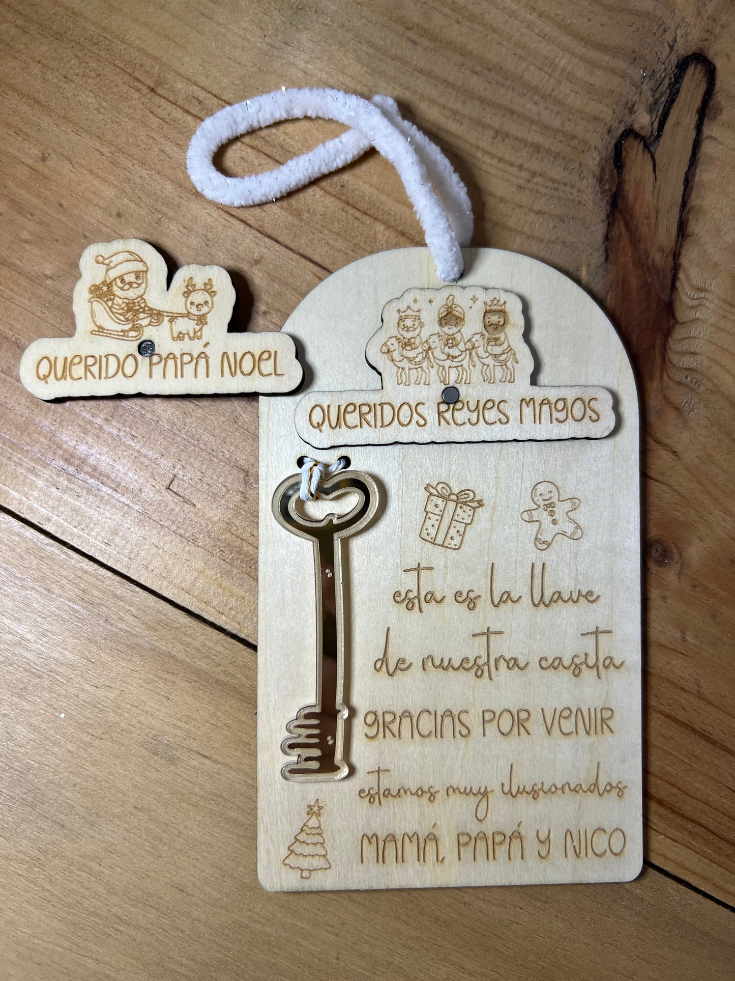 Llave mágica Papá Noel y Reyes Magos