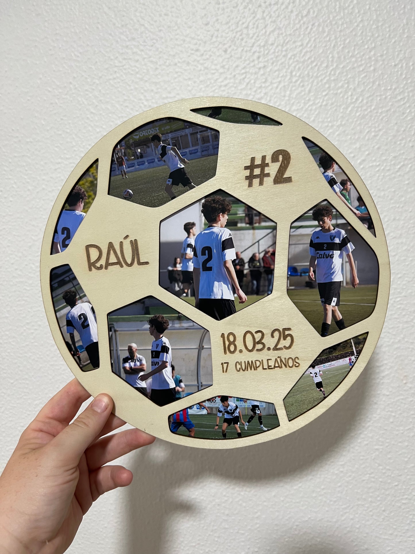 Lámpara balón fútbol