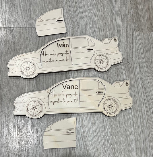 Pregunta padrinos mitsubishi evo