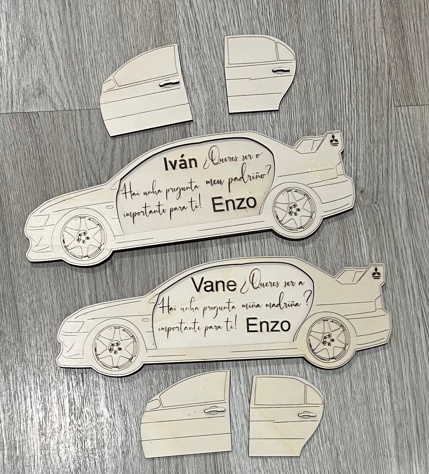 Pregunta padrinos mitsubishi evo