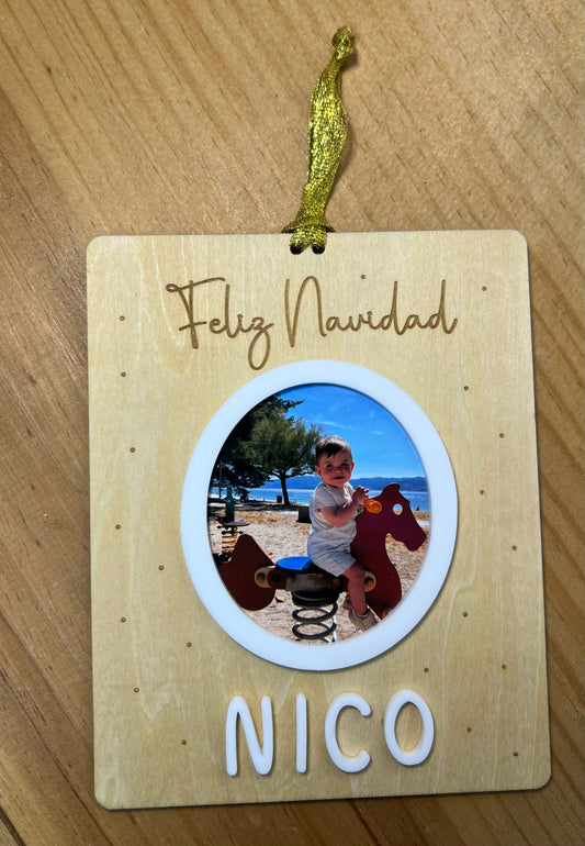 Felicitación Navidad "óvalo"