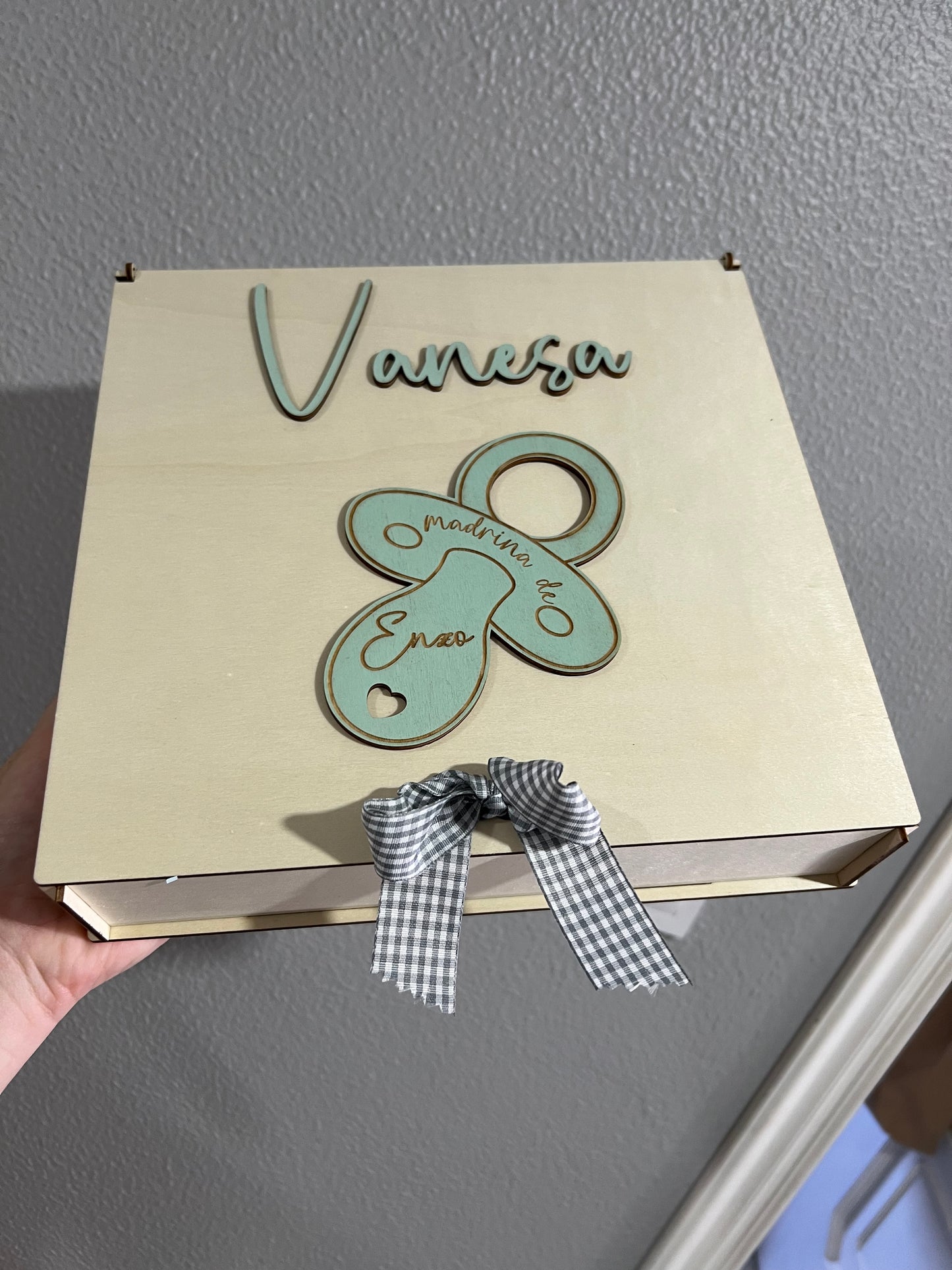 Caja y certificado padrino ó madrina