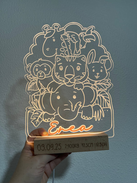 Lámpara de metacrilato