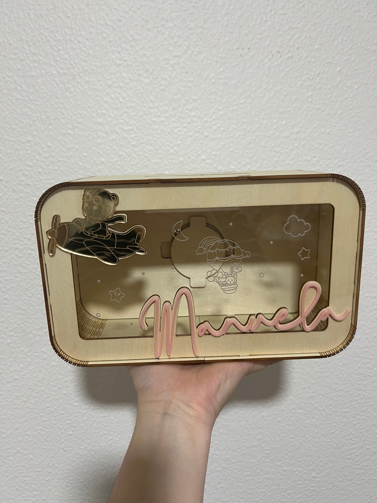 Hucha XL con metacrilato