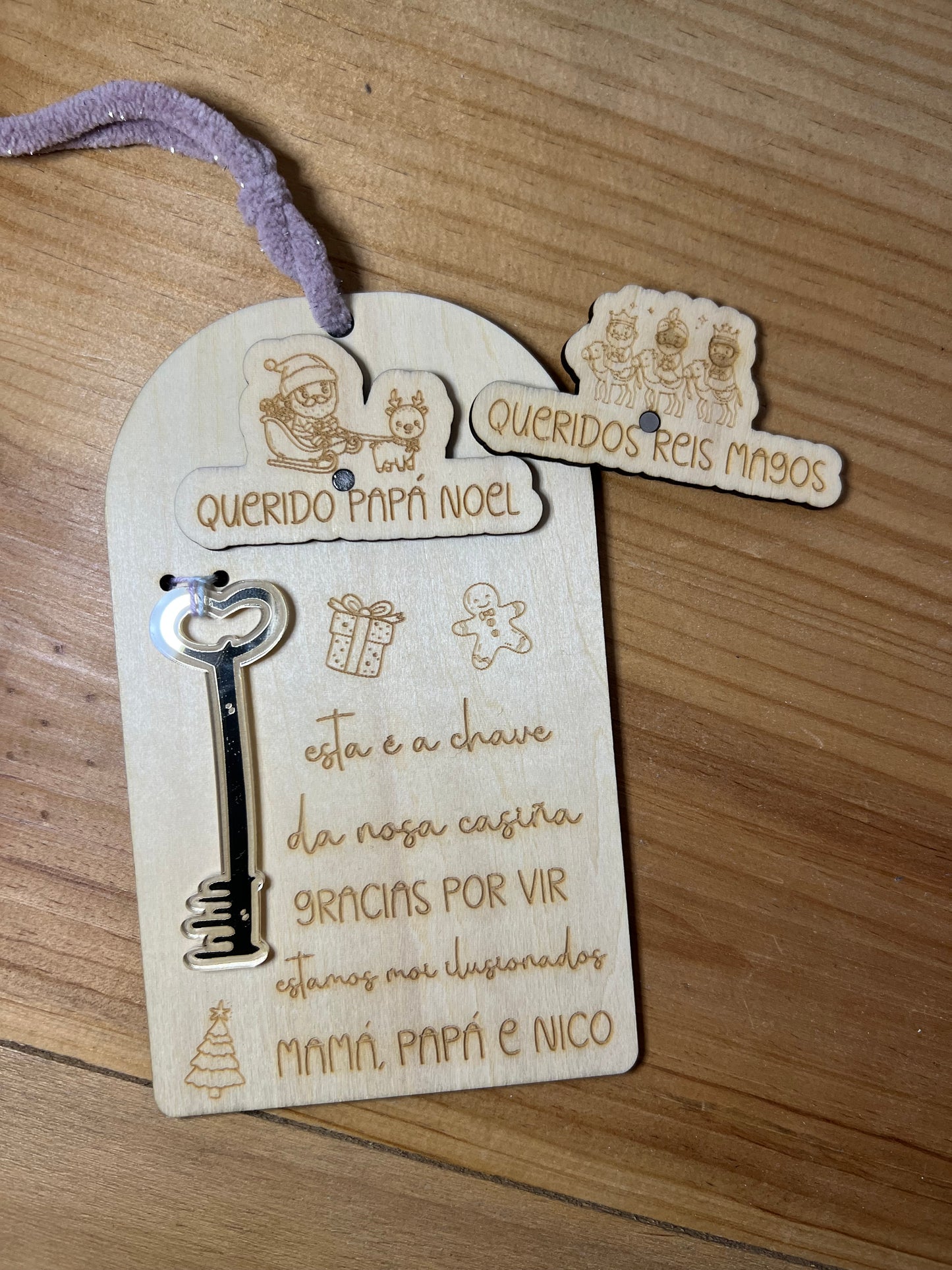 Llave mágica Papá Noel y Reyes Magos