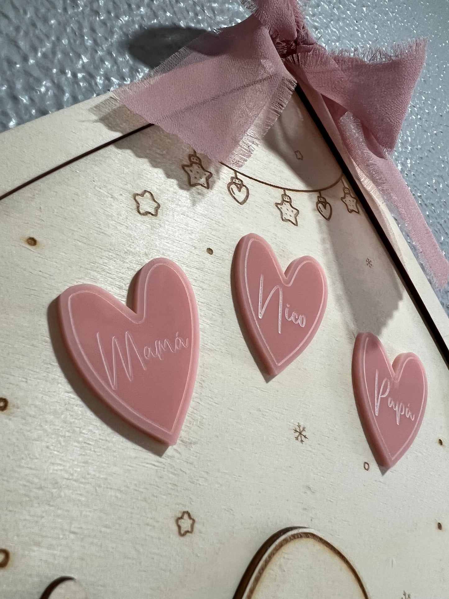 Adorno puerta casita