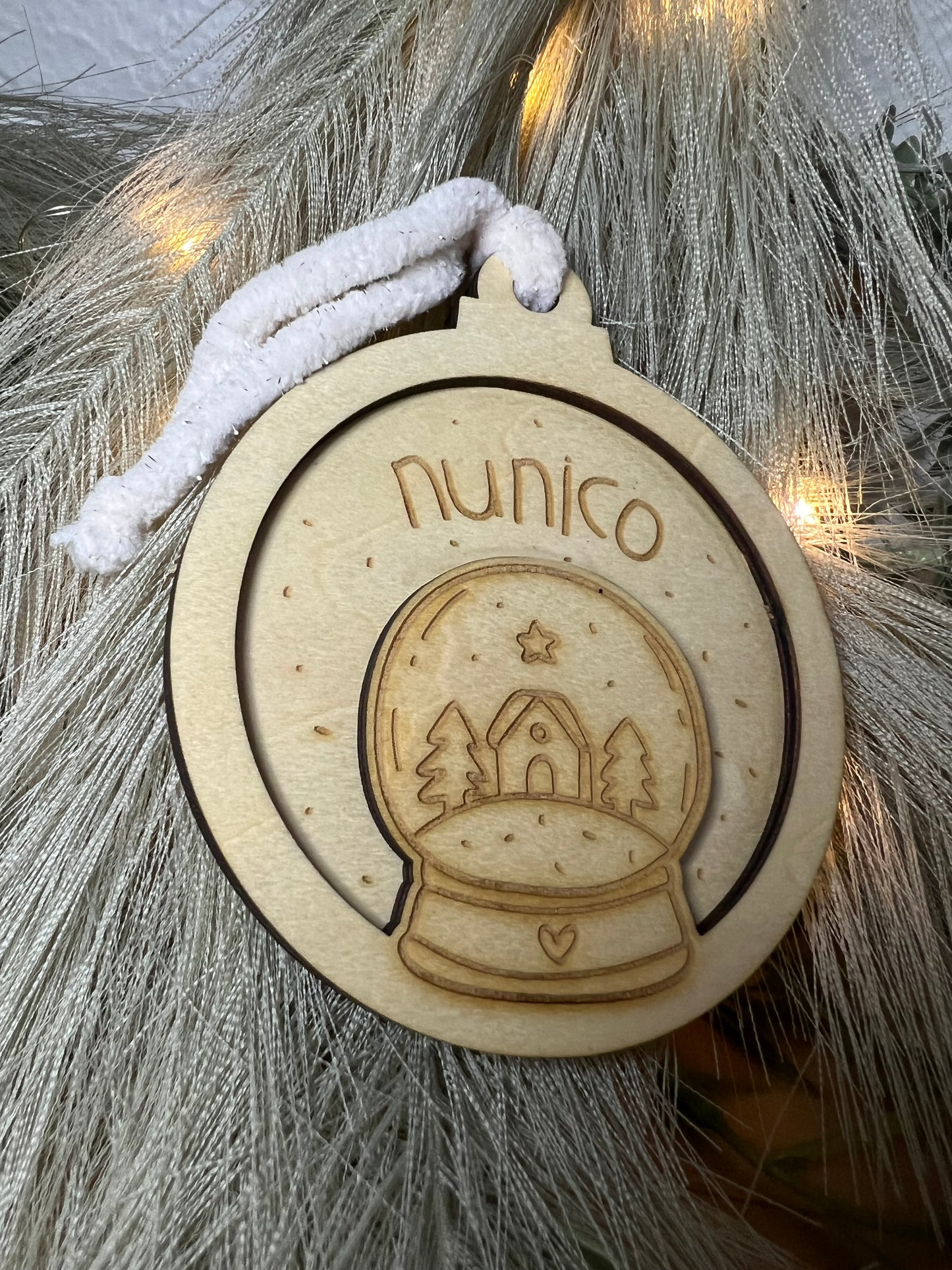 Adorno bola de nieve