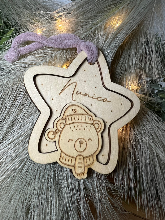 Adorno estrella osito