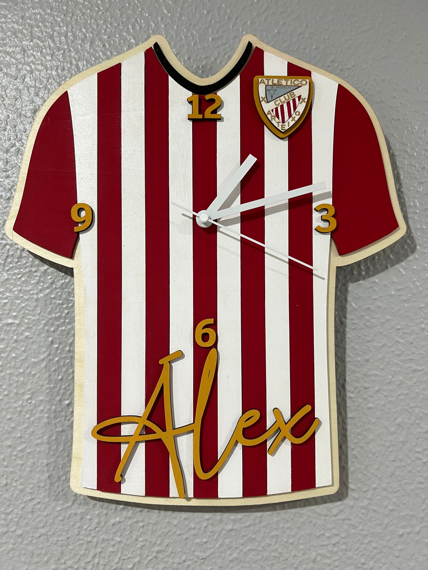 Reloj camiseta fútbol