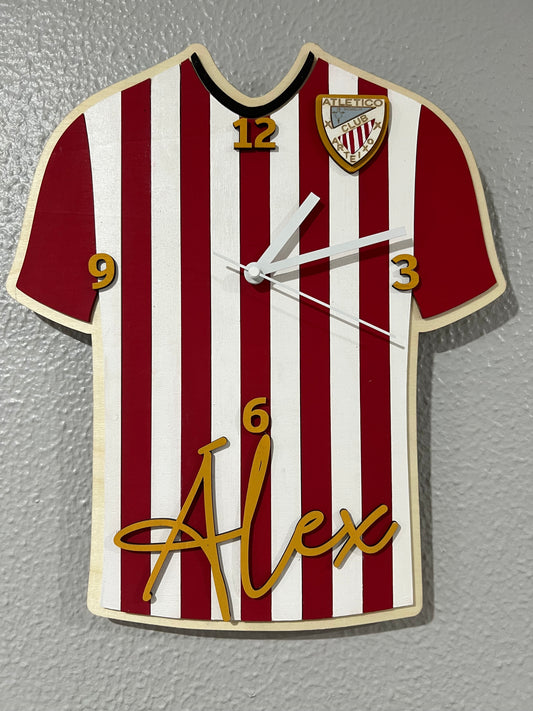 Reloj camiseta fútbol