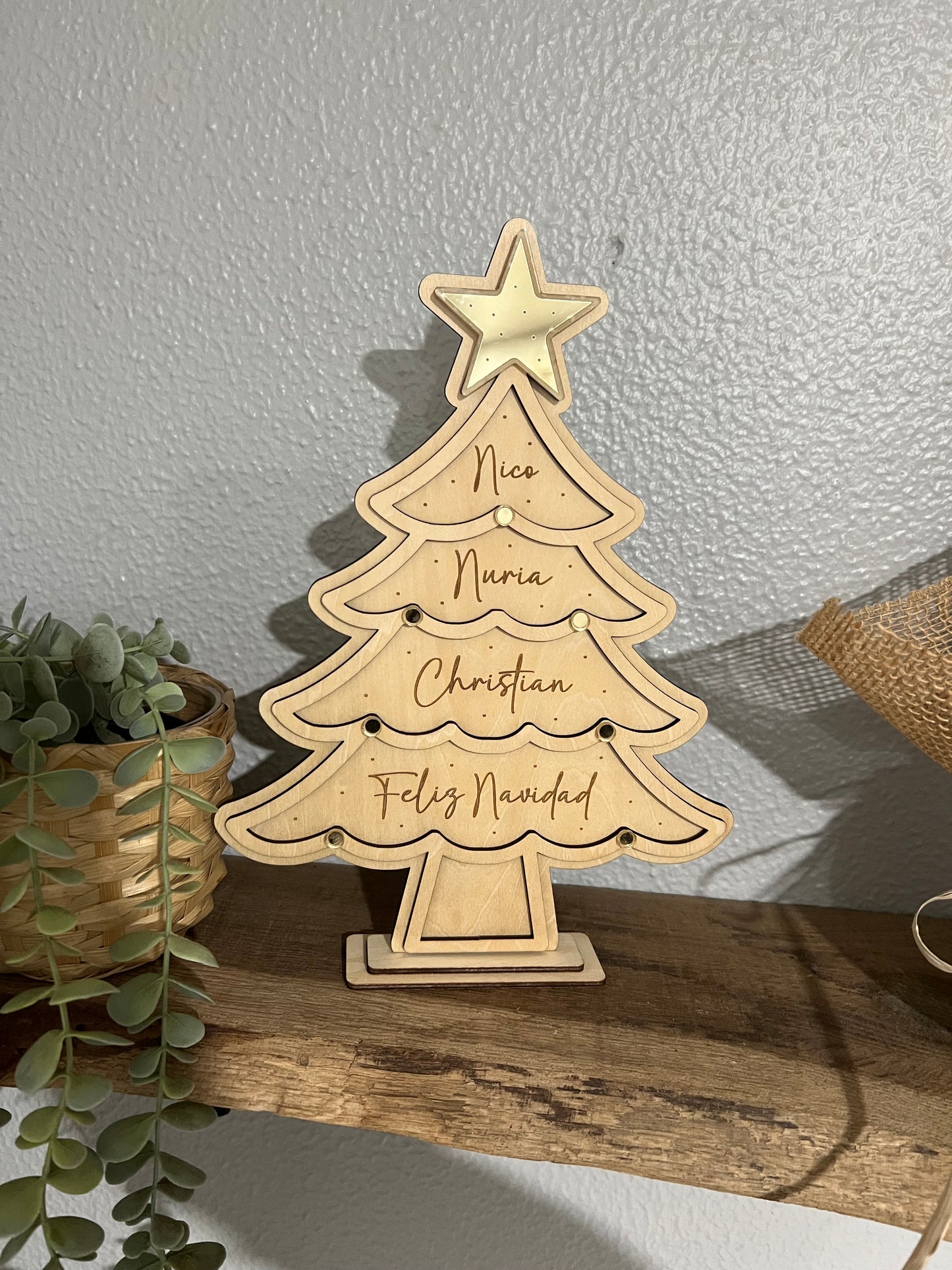 Árbol Navidad Familia