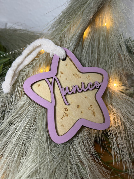 Adorno estrella color