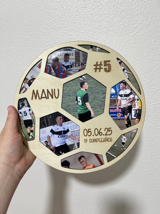 Lámpara balón fútbol